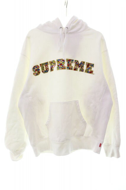 Rakuten - 【中古】シュプリーム SUPREME 20AW JEWELS HOODED SWEATSHIRT WHITE S ジュエル フード スウェットシャツ パーカー ホワイト 白 【ブランド古着ベクトル】☆AA★260511 メンズ 【ベクトル 古着】 260511