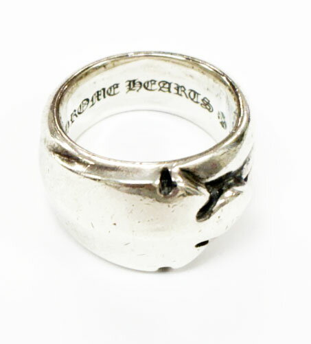 乐天商城 - 【中古】クロムハーツ CHROME HEARTS SINGLE FLERKNEE 15号 シングル フレアニー リング シルバー 指輪 【ブランド古着ベクトル】☆AA★ ▲ 260513 メンズ 【ベクトル 古着】 260513