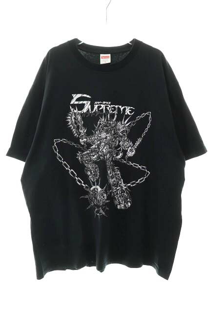 樂天商城 - 【中古】シュプリーム SUPREME 21AW SPIKES TEE BLACK XL スパイク Tシャツ 半袖 ブラック 黒 【ブランド古着ベクトル】☆AA★260513 メンズ 【ベクトル 古着】 260515