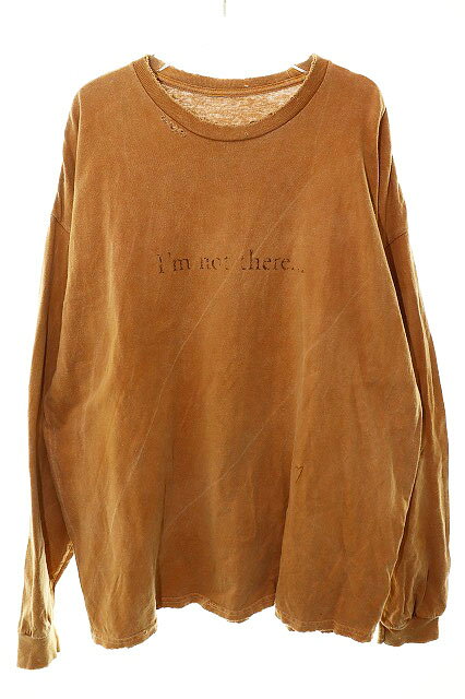 Rakuten - 【中古】アンセルム ANCELLM 24AW I’m not there DYED LS T-SHIRT TERRACOTTA OS ロゴ プリント ロンT テラコッタ 【ブランド古着ベクトル】260410 メンズ 【ベクトル 古着】 260410