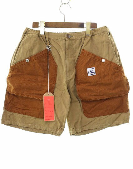 Rakuten - 【中古】ウィズ WHIZ 24SS CLIFF SHORTS L WL-P-208 ショートパンツ ハーフパンツ ブラウン 【ブランド古着ベクトル】●■260412 メンズ 【ベクトル 古着】 260412