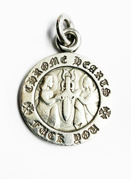 乐天商城 - 【中古】クロムハーツ CHROME HEARTS ANGL MDL エンジェル メダル チャーム シルバー ペンダント ネックレストップ 【ブランド古着ベクトル】☆AA★ ▲ 260503 メンズ レディース 【ベクトル 古着】 260504