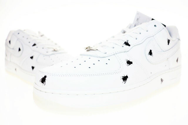 ナイキ NIKE AIR FORCE 1 RETRO HOUSEFLIES 2025 29cm IM3081-100 エア フォース I ロー レトロ ハウスフライズ ハエ ホワイト 白 ▲■260421 メンズ 260421