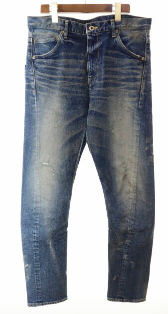 Backlash デニム　ストレートでニム　濃紺Lサイズ THE DENIM STRETCH SELVEDGE DENIM SKINNY PANTS 