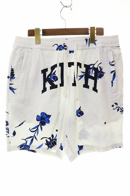 樂天商城 - 【中古】キスニューヨークシティ KITH NYC FLORAL SEERSUCKER HARDAWAY SHORT WHITE M フローラル シーサッカー ショートパンツ ハーフパンツ 花 ホワイト 【ブランド古着ベクトル】☆AA★260530 メンズ 【ベクトル 古着】 260530