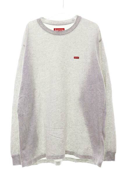 Rakuten - 【中古】シュプリーム SUPREME 25AW SMALL BOX LOGO L/S TEE GREY Mサイズ スモール ボックス ロゴ クルーネック 長袖 Tシャツ カットソー グレー 【ブランド古着ベクトル】260524 メンズ 【ベクトル 古着】 260524