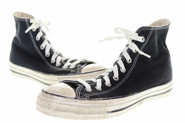 Rakuten - 【中古】コンバース CONVERSE × BACK TO THE FUTURE ALL STAR US MT HI 26.5cm BLACK バックトゥザフューチャー コラボ オールスター ハイ スニーカー ブラック 黒 【ブランド古着ベクトル】▲■260504 メンズ 【ベクトル 古着】 260504