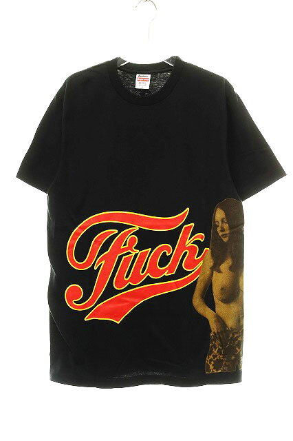乐天商城 - 【中古】シュプリーム SUPREME × HYSTERIC 24AW HG FUCK BLACK Sサイズ ヒステリック コラボ プリント 半袖 Tシャツ ブラック 黒 【ブランド古着ベクトル】☆AA★260603 メンズ 【ベクトル 古着】 260605