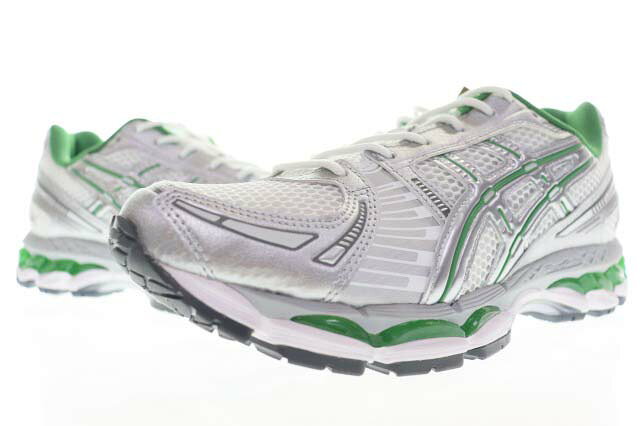 Rakuten - 【中古】アシックス asics GEL-KAYANO 12.1 WHITE PURE SILVER 27cm 1203A759-100 ゲル カヤノ ホワイト シルバー グリーン 【ブランド古着ベクトル】 ▲■260513 メンズ 【ベクトル 古着】 260513