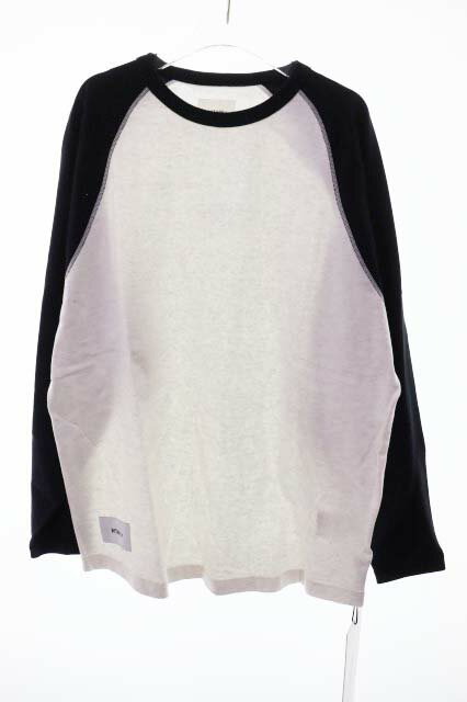 Rakuten - 【中古】ダブルタップス WTAPS 25AW IAN LS COTTON BLACK LIGHT GRAY サイズ 02 252ATDT-CSM06 イアン ロングスリーブ ラグラン 長袖 【ブランド古着ベクトル】☆AA★■260515 メンズ 【ベクトル 古着】 260515