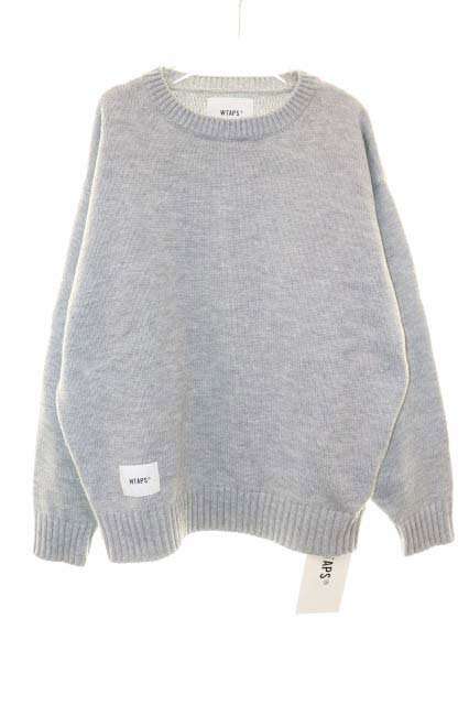 Rakuten - 【中古】ダブルタップス WTAPS 25AW CREW NECK AFA SWEATER ALPL GREY サイズ 02 252MADT-KNM01 クルー ネック セーター ニット グレー 【ブランド古着ベクトル】■260515 メンズ 【ベクトル 古着】 260515