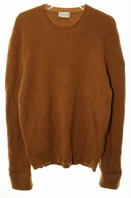 モンクレール MONCLER GIROCOLLO TRICOT ウール ニット セーター Mサイズ F20919C76000 カシミヤ混 ブラウン ☆AA★●260611 メンズ  260611