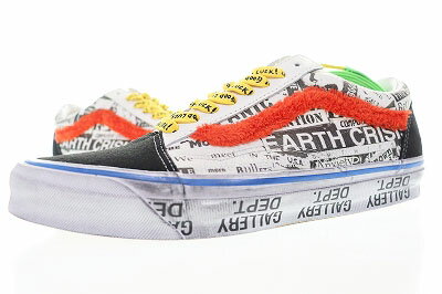 樂天商城 - 【中古】バンズ VANS × GALLERY DEPT OG OLD SKOOL L BLACK 29cm VN0A4P3XBMW ギャラリーデプト オールドスクール 総柄 ブラック 【ブランド古着ベクトル】 ▲■260528 メンズ 【ベクトル 古着】 260528