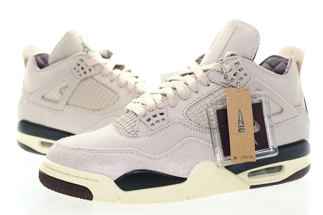 ナイキ NIKE A MA MANIERE × NIKE WMNS AIR JORDAN 4 RETRO OG SP FOSSIL STONE 28cm アママニエール ウィメンズ エア ジョーダン レトロ フォッシルストーン ベージュ ▲■260623 レディース  260630