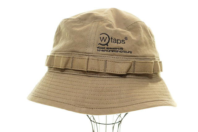 ダブルタップス WTAPS 21AW JUNGLE 01/HAT/COTTON.WEATHER SIZE03 212HCDT-HT15 ジャングル バケット サファリ ハット 帽子 ベージュ ▲260704 メンズ  260704
