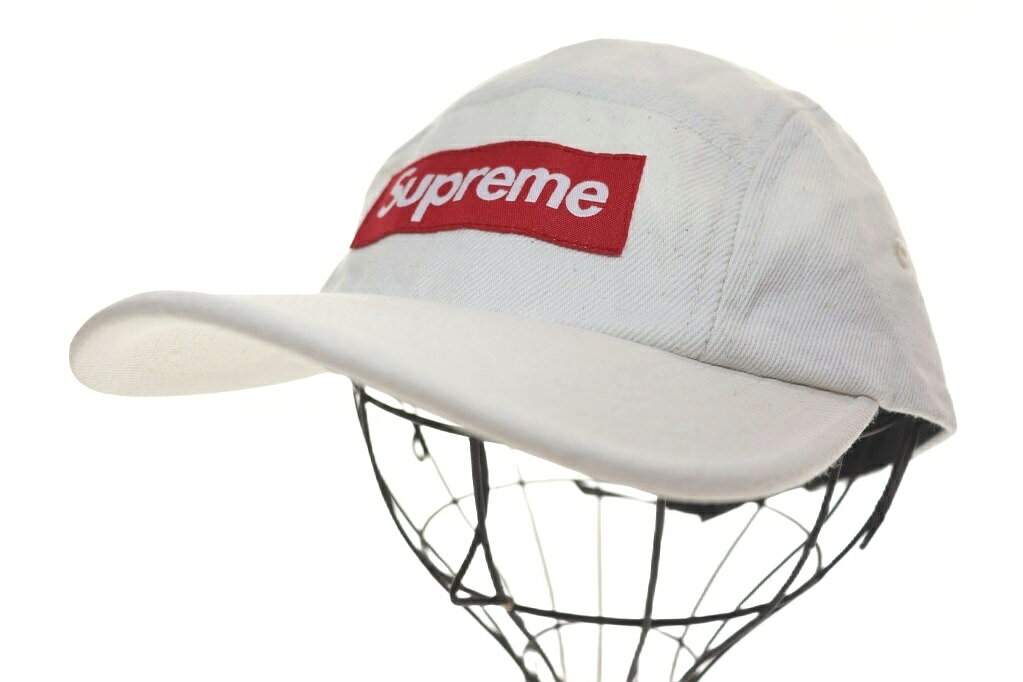 楽天市場】Supreme Denim Leather Visor Camp Capの通販