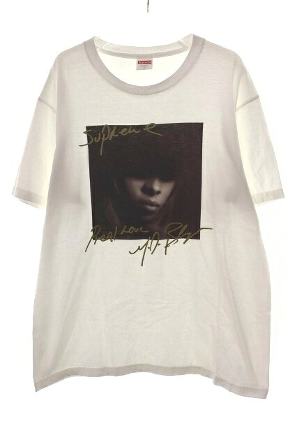 【中古】シュプリーム SUPREME 19AW MARY J BLIGE TEE WHITE M メアリー ブライジ Tシャツ 半袖 ホワイト 白 フォトT 【ブランド古着ベクトル】☆AA★260828 メンズ 【ベクトル 古着】 260828