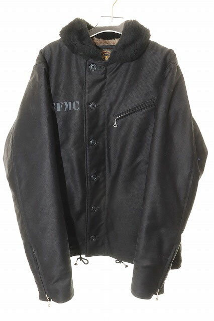 中古スカルフライト SKULL FLIGHT N-1 STENCIL BLACK SIZE 40