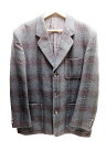 コムデギャルソンオム COMME des GARCONS HOMME チェック ウール テーラード ジャケットM メンズ 【ベクトル 古着】【中古】 160718