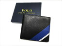 ポロ バイ ラルフローレン Polo by Ralph Lauren 美品 二つ折り財布 黒ブラック★ メンズ 【中古】【ベクトル 古着】 171004 プリマベーラ