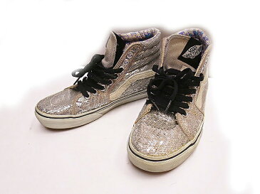 バンズ VANS V38CL X-GIRL スパンコール ハイカット スニーカー23.5 レディース 【中古】【ベクトル 古着】 181031 プリマベーラ