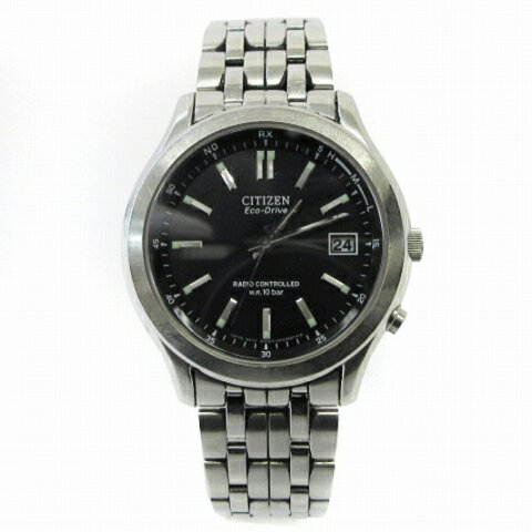 【中古】シチズン CITIZEN 腕時計 エコドライブ ソーラー FRD59-2391 黒文字盤 シ ...