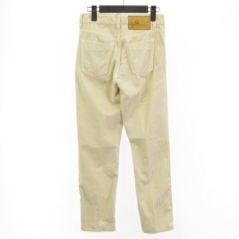 【中古】イカイ YCHAI 美品 コーデュロイパンツ テーパード イタリア製 白系 ホワイト アイボリー 24インチ レディース 【ベクトル 古着】 240308