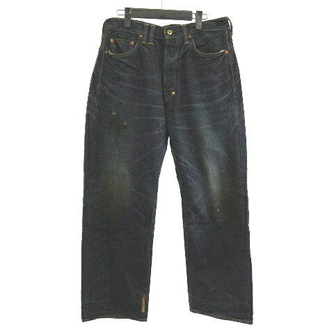 【中古】アナクロノーム anachronorm デニムパンツ ジーンズ ダメージUSED加工 ボタンフライ インディゴ 34 ■GY28 メンズ 【ベクトル 古着】 250315 【中古】アナクロノーム anachronorm デニムパンツ ジーンズ ダメージUSED加工 ボタンフライ インディゴ 34 ■GY28 メンズ 【ベクトル 古着】 250315