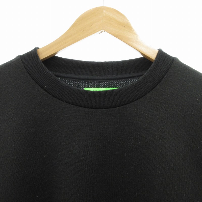 【中古】ヴォー VOO サプライズリラックスバランス surprise relax balance スウェット トレーナー 長袖 裏起毛 2 黒 ブラック /GV ■GY28 メンズ 【ベクトル 古着】 250317