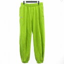 【中古】バル bal × ラッセル RUSSELL ATHLETIC スウェットパンツ イージーパンツ ライムイエロー系 2 約M メンズ 【ベクトル 古着】 250407(4)