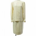 【中古】ジバンシィ GIVENCHY ヌーベルブティック NOUVELLE BOUTIQUE シルク セットアップ スカート フォーマル アイボリー 6 約S レディース 【ベクトル 古着】 250427