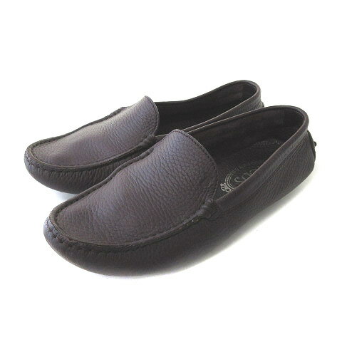 【中古】トッズ TOD'S ドライビングシューズ レザー スリッポンシューズ 37 23cm レディース 【ベクトル 古着】 250626