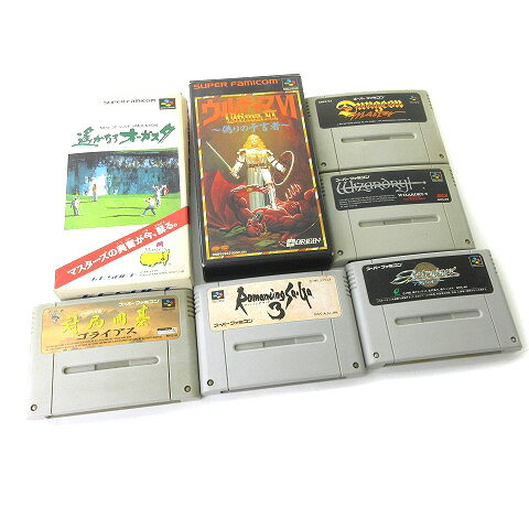 【中古】Nintendo 任天堂 スーパーファミコン ソフト カセット 7本 セット ジャンク ■GY99 その他 【ベクトル 古着】 250718 【中古】Nintendo 任天堂 スーパーファミコン ソフト カセット 7本 セット ジャンク ■GY99 その他 【ベクトル 古着】 250718