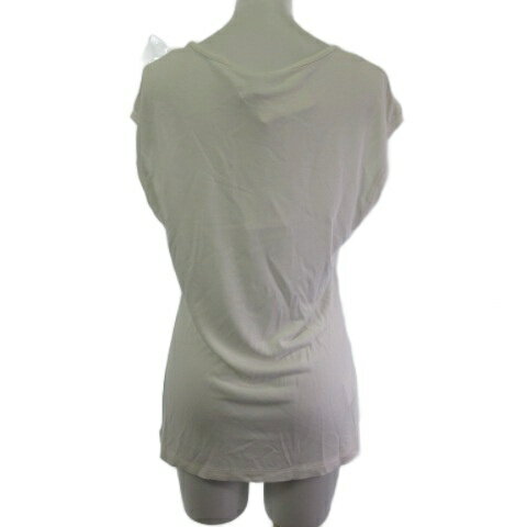 【中古】未使用品 パオラフラーニ PAOLA FRANI タグ付き ノースリーブ カットソー ラインストーン 40 ホワイト 白 レディース 【ベクトル 古着】 250919 3