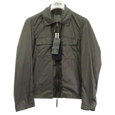 【中古】未使用品 THE JACK LEATHERS タグ付き ナイロンジャケット ブルゾン グレー系 48 L位 ■GH メンズ 【ベクトル 古着】 251014