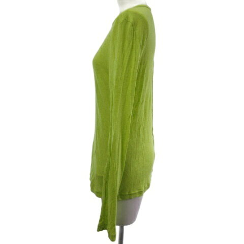 【中古】ミラオーウェン Mila Owen 26SS 09WCT261024 ウールテンセルシアーロングTシャツ ニットソー カットソー 長袖 ライム 0 レディース 【ベクトル 古着】 260523 vectorpremium-19170719 ブランド古着ベクトルプレミアム店 サンプル画像2