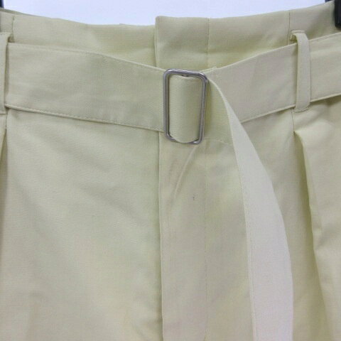 【中古】ミラオーウェン Mila Owen 26SS 09WFP262063 マルチファンクションセミワイドタックパンツ イエロー 0 レディース 【ベクトル 古着】 260624 vectorpremium-19218300 ブランド古着ベクトルプレミアム店 サンプル画像3