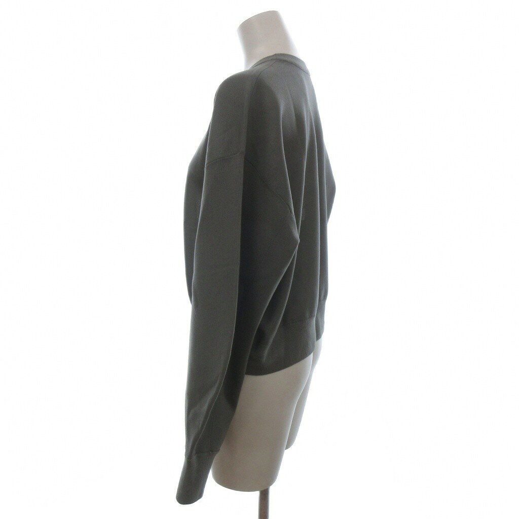 【中古】ミラオーウェン Mila Owen 構築シルエットトレーナー見えシアーニット 長袖 クルーネック ONE SIZE グレー レディース 【ベクトル 古着】 260730 vectorpremium-19320918 ブランド古着ベクトルプレミアム店 サンプル画像2
