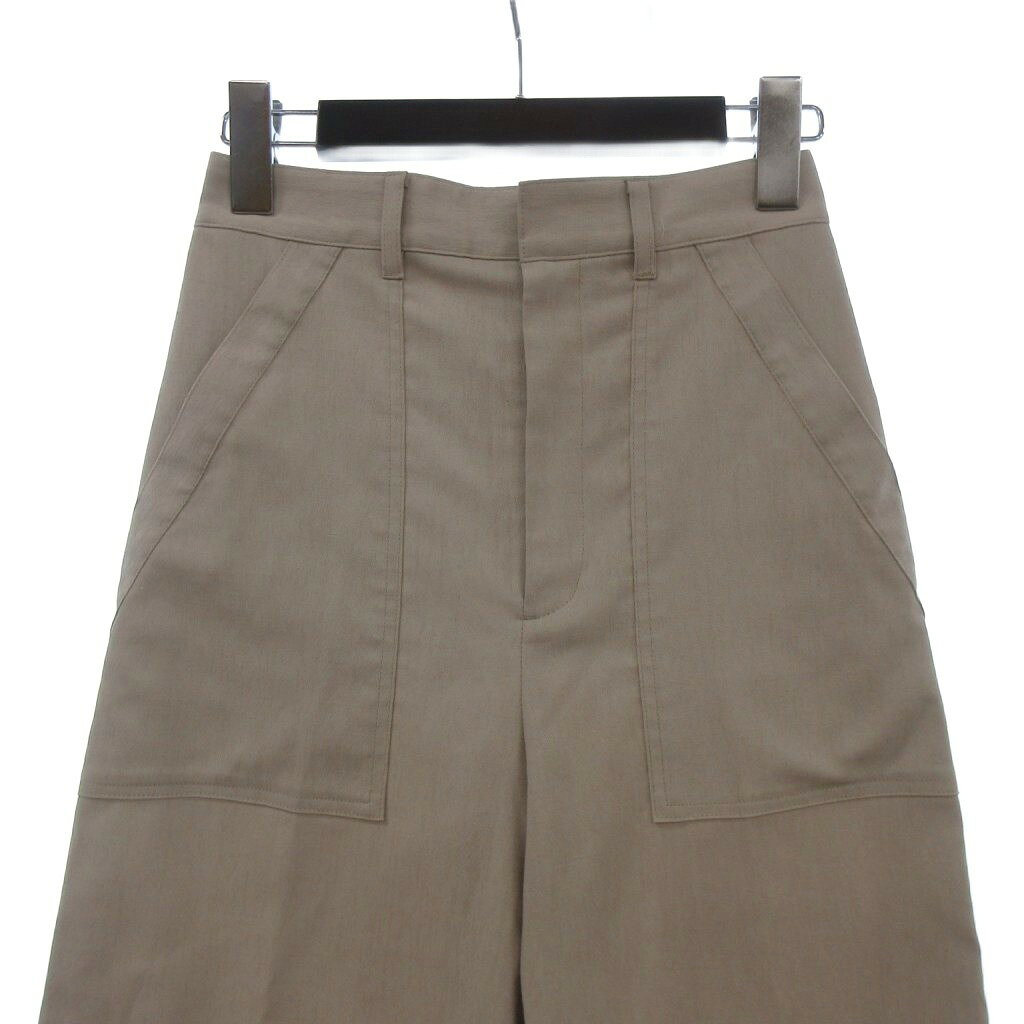 【中古】23区 オンワード樫山 美品 25SS ボディシェルドライオックス ベイカー パンツ PRWSGM0606 32 ベージュ レディース 【ベクトル 古着】 260724 vectorpremium-19307822 ブランド古着ベクトルプレミアム店 サンプル画像3