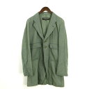 コムデギャルソンオムプリュス COMME des GARCONS HOMME PLUS ジャケット コート テーラード ミリタリー 2B コットン カーキ M AD1994 メンズ 【中古】【ベクトル 古着】 170121 ブランド古着ベクトルプレミアム店
