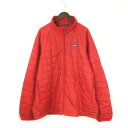パタゴニア Patagonia 84210 ナノ パフ ジャケット 中綿 ジップアップ アウトドア 赤 XXL アウター メンズ 【中古】【ベクトル 古着】 170906 ブランド古着ベクトルプレミアム店