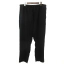 yÁzTEX2EGXg8 South2 West8 S2W8 String Slack Pant-Poly Crepe cloth C[W[ pc XbNX e[p[h ubN  L SM0 Y yxNg Òz 231117