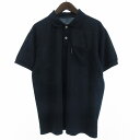 【中古】モンベル Montbell WIC ポロシャツ カットソー 半袖 胸ポケット 1114228 XL 紺 ネイビー メンズ 【ベクトル 古着】 250413(4)