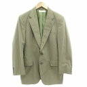 【中古】ブルックスブラザーズ BROOKS BROTHERS ブルックスゲート Brooksgate ヴィンテージ テーラードジャケット ブレザー シングル 2B センターベント カーキ系 /GV レディース 【ベクトル 古着】 250405