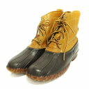 【中古】エルエルビーン L.L.BEAN 70s 80s ブーツ maine hunting shoe レースアップ レザー 茶 ブラウン 9 靴 レディース ...
