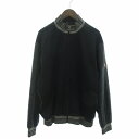 【中古】プロギア ウインター コンポ PRGR WINTER COMPO 中綿ジャケット ジップアップ 黒 ブラック LL ゴルフウェア メンズ 【ベクトル 古着】 250424(4)