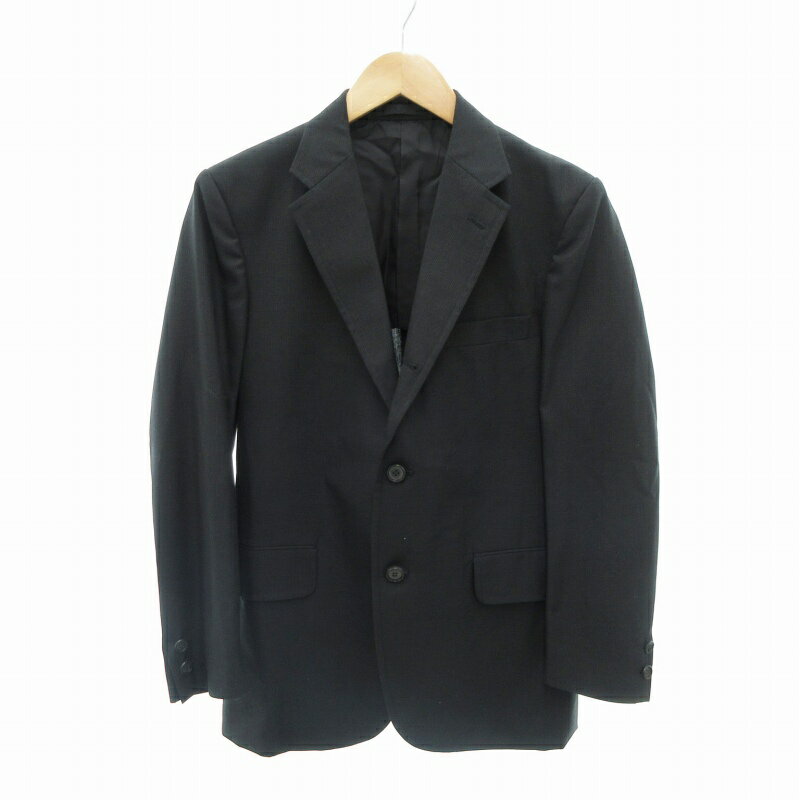 【中古】ハーバードカンパニー THE HARVARD COMPANY 美品 ビジネススーツ セットアップ ジャケット パンツ 背抜き 3B 91/76 黒 ブラック /HO メンズ 【ベクトル 古着】 250509