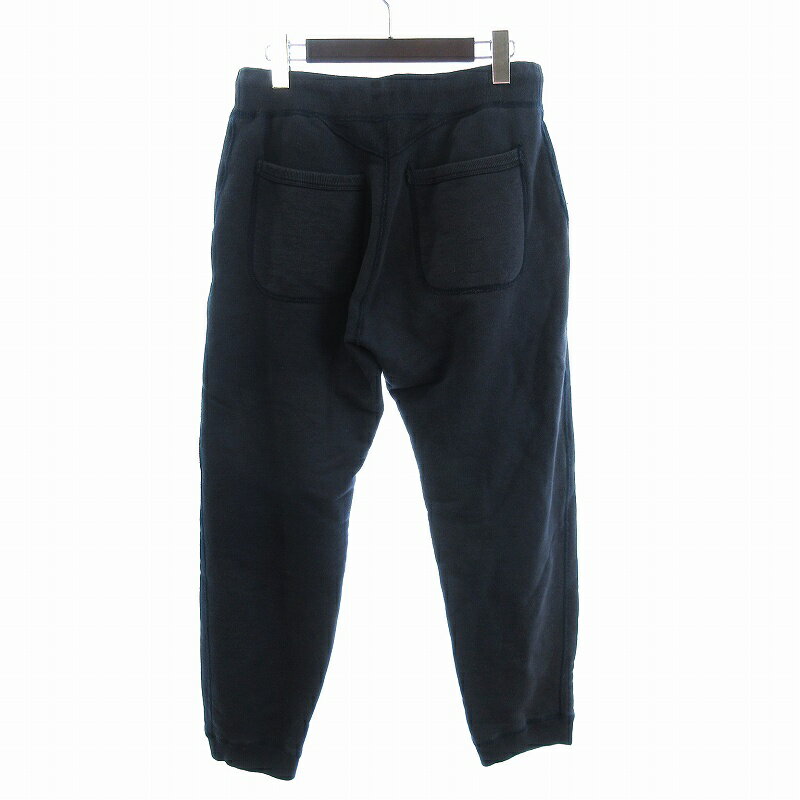 【中古】スティルバイハンド STILL BY HAND スウェットパンツ ロング 裏毛 コットン 無地 紺 ネイビー 46 メンズ 【ベクトル 古着】 250611