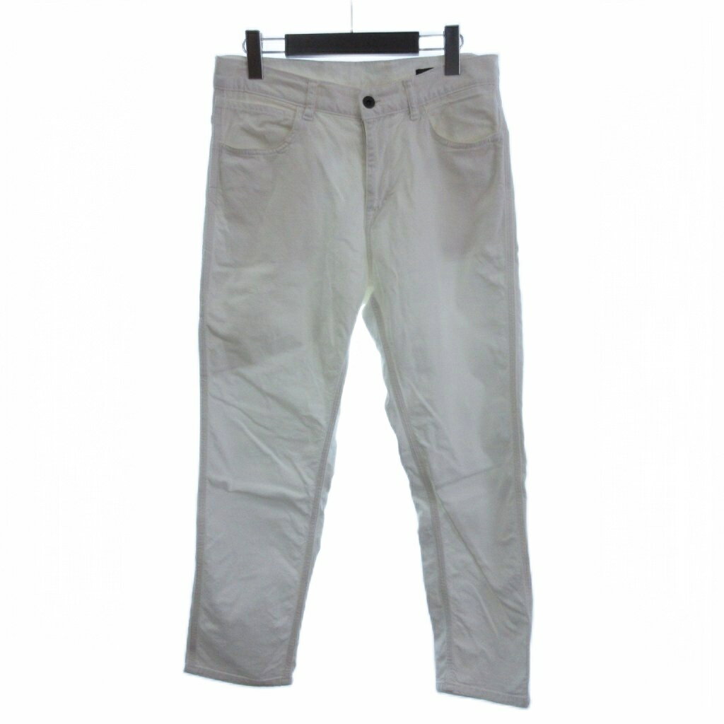【中古】ジョンブル プライベートラボ Johnbull private labo アンクルワークパンツ デニムパンツ ジーンズ ジップフライ 11937 白 ホワイト M メンズ 【ベクトル 古着】 250830
