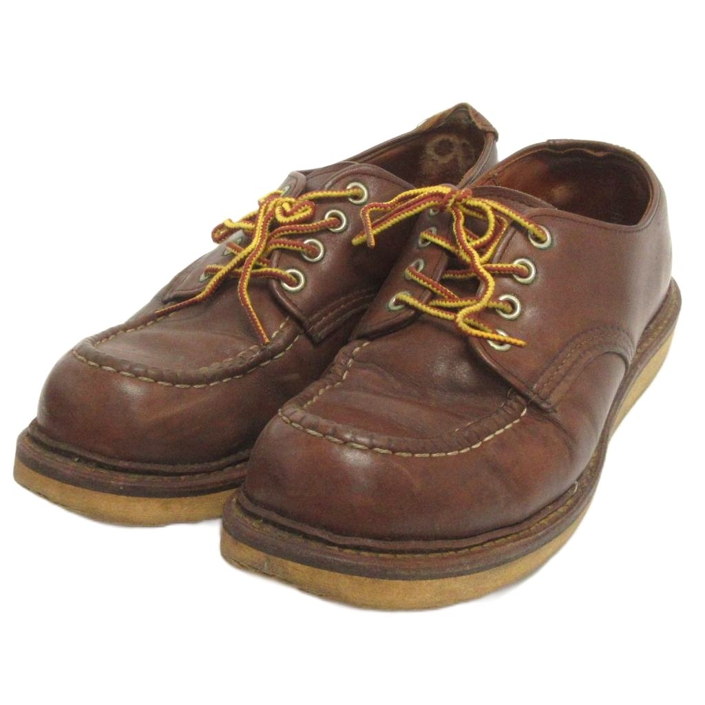 【中古】レッドウィング REDWING オックスフォード ブーツ ワークブーツ ローカット レザー 8109 茶 ブラウン US 7.5 25.5cm ■FF メンズ 【ベクトル 古着】 251111